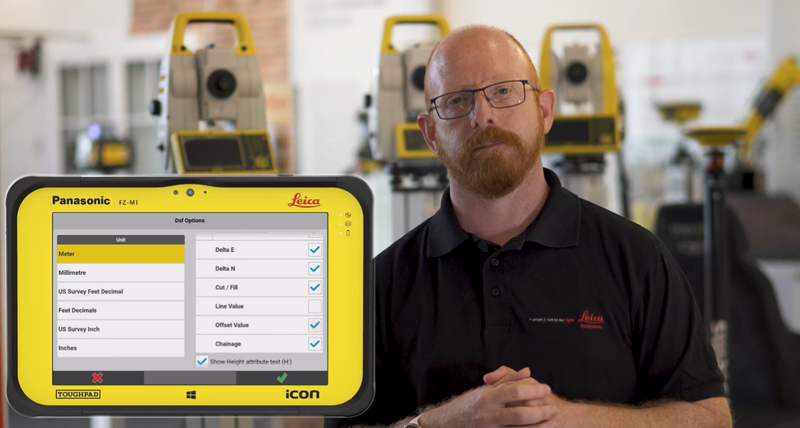 Logiciel de construction Leica iCON field version 7 - Optimisations de l'importation CAO et de l'exportation DXF